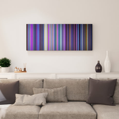 Living room interior with Black-Eyed-Peas-J-Balvin-Ritmo Frome on the wall