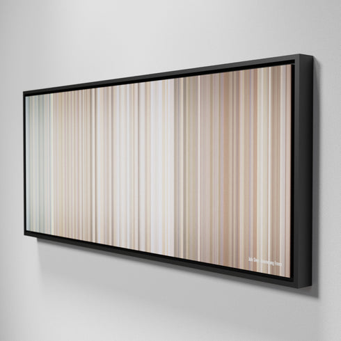 Side view of Framed Buff's of JoJo-Siwa-Boomerang Frome on the wall