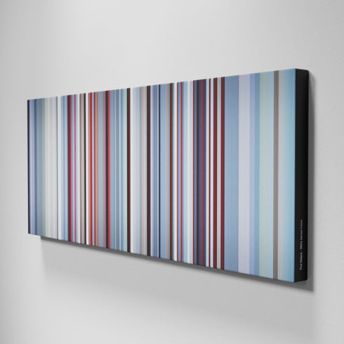 Side view of Buff's of Post-Malone-White-Iverson Frome on the wall