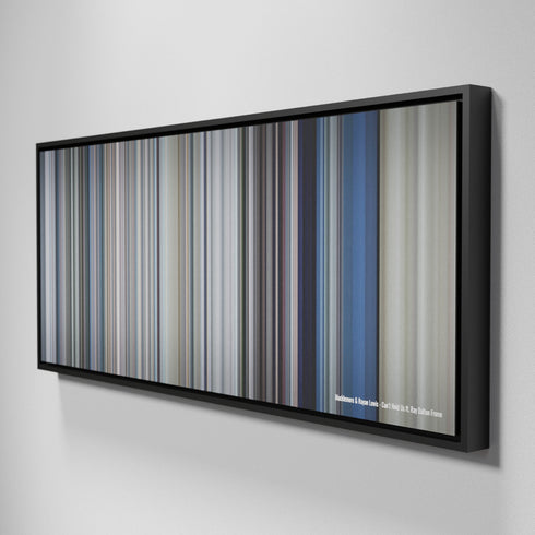 Side view of Framed Buff's of Macklemore--Rayan-Lewis-Cant-Hold-Us Frome on the wall