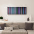 Living room interior with Karol-G-Bad-Bunny-Ahora-Me-Llama Frome on the wall