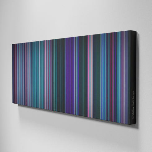 Side view of Buff's of Karol-G-Bad-Bunny-Ahora-Me-Llama Frome on the wall