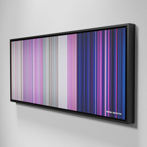 Side view of Framed Buff's of Nicki-Minaj-Super-Bass Frome on the wall