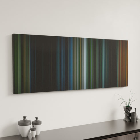 Minimal interior design with Avicii-Waiting-For-Love Frome on the wall