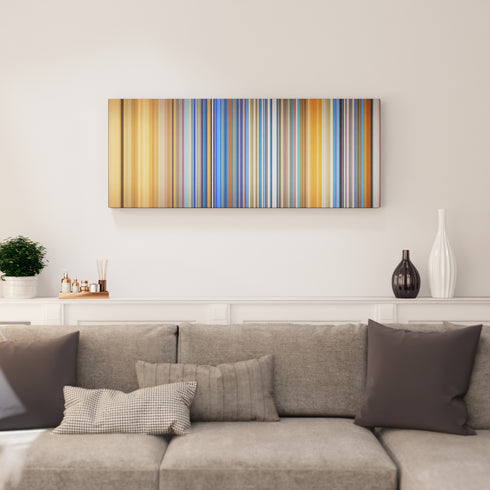 Living room interior with Clean-Bandit-Solo Frome on the wall