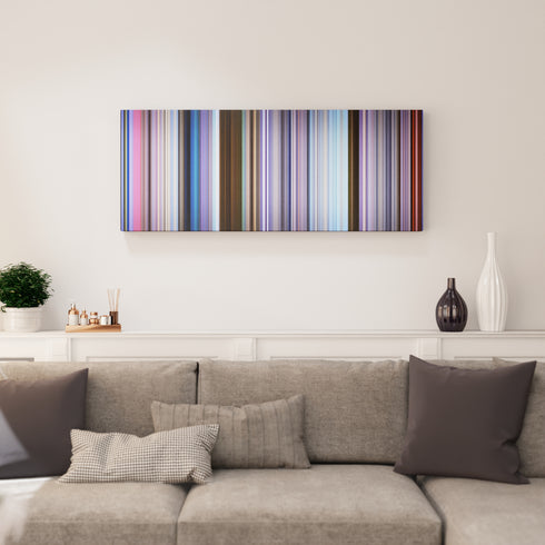 Living room interior with Red-Hot-Chili-Peppers-Californication Frome on the wall