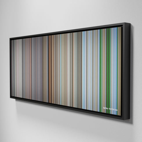 Side view of Framed Buff's of Katy-Perry-Part-Of-Me Frome on the wall