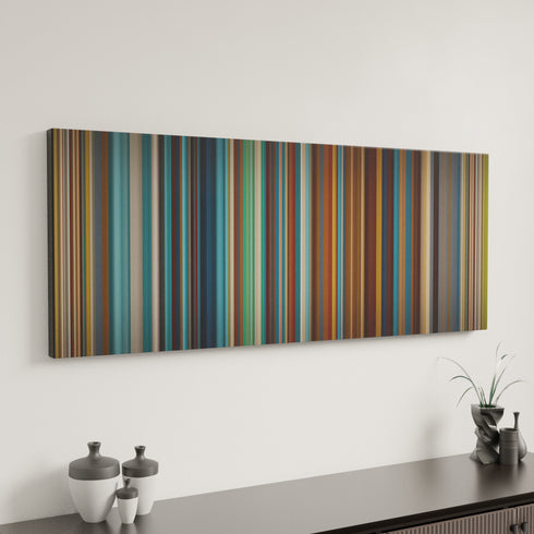 Minimal interior design with Tainy-Anuel-AA-Ozuna-Adicto Frome on the wall