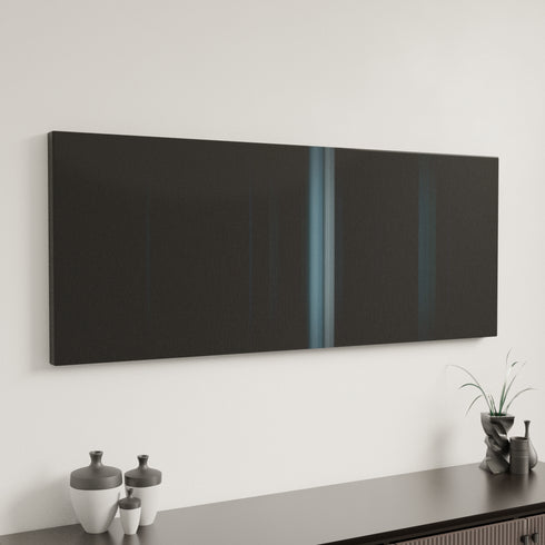 Minimal interior design with Xxxtentacion-Moonlight Frome on the wall