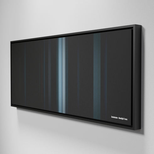 Side view of Framed Buff's of Xxxtentacion-Moonlight Frome on the wall