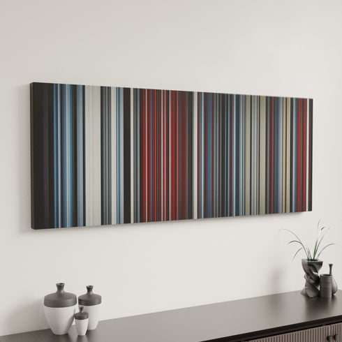 Minimal interior design with Nacho-Yandel-Bad-Bunny-Bailame Frome on the wall