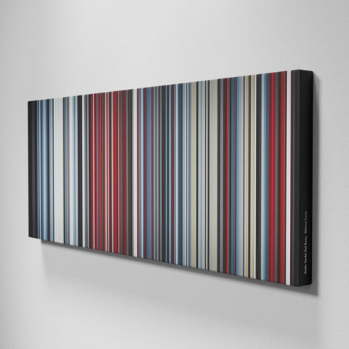 Side view of Buff's of Nacho-Yandel-Bad-Bunny-Bailame Frome on the wall