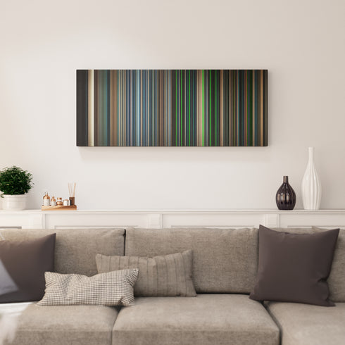 Living room interior with Ozuna-Tu-Foto Frome on the wall
