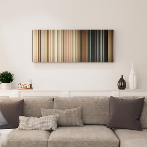 Living room interior with Skrillex-Bangarang Frome on the wall