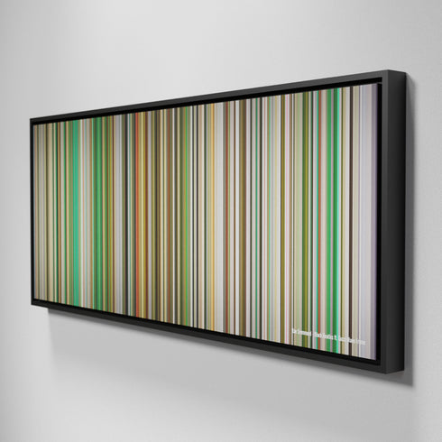 Side view of Framed Buff's of Rae-Sremmurd-Black-Beatles Frome on the wall