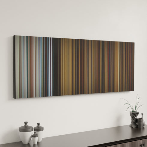 Minimal interior design with Wisin-Adrenalina Frome on the wall