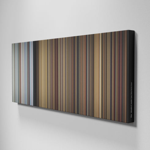 Side view of Buff's of Wisin-Adrenalina Frome on the wall