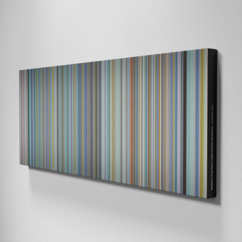 Side view of Buff's of Bad-Bunny-X-Prince-Royce-X-J-Balvin-X-Dj-Luian-X-Mambo-Kingz-Sensualidad Frome on the wall