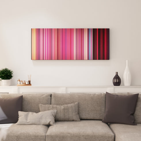 Living room interior with Rihanna-Only-Girl Frome on the wall