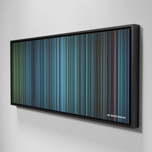 Side view of Framed Buff's of Akon-Smack-That Frome on the wall