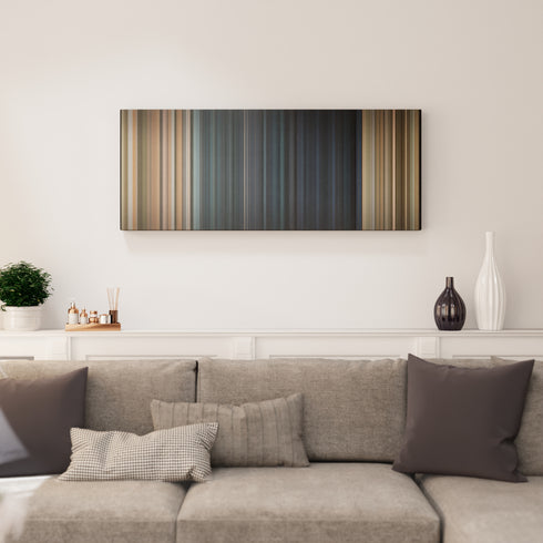 Living room interior with Indila-Derniere-Danse Frome on the wall