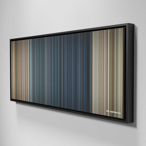 Side view of Framed Buff's of Indila-Derniere-Danse Frome on the wall