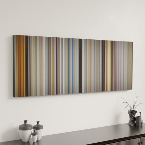 Minimal interior design with Avicii-The-Nights Frome on the wall