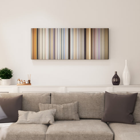 Living room interior with Avicii-The-Nights Frome on the wall