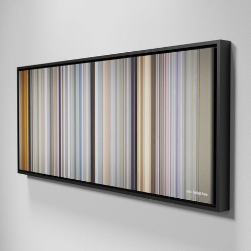 Side view of Framed Buff's of Avicii-The-Nights Frome on the wall