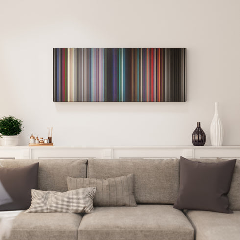 Living room interior with Swedish-House-Mafia-Dont-You-Worry-Child Frome on the wall