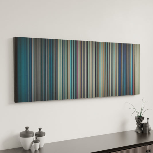 Minimal interior design with Ozuna-Dile-Que-Tu-Me-Quieres Frome on the wall