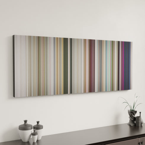 Minimal interior design with Calvin-Harris-I-Need-Your-Love Frome on the wall