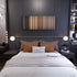 Bedroom interior with Jennifer-Lopez-Aint-Your-Mama Frome on the wall
