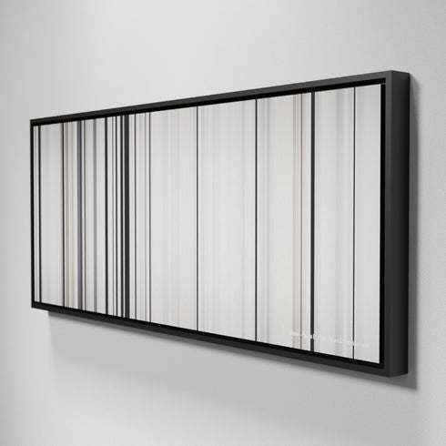 Side view of Framed Buff's of Omarion-Post-To-Be Frome on the wall