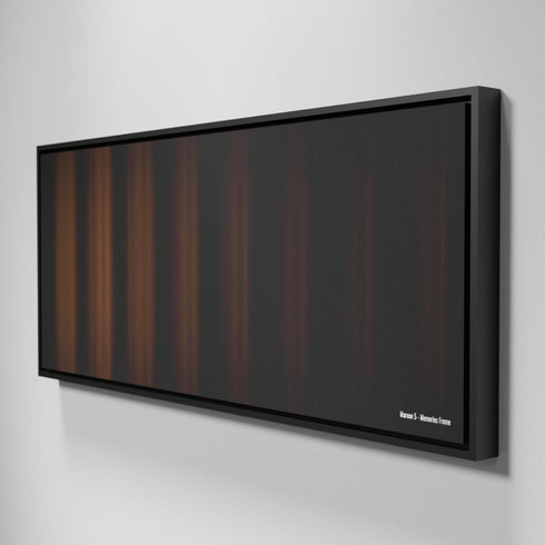 Side view of Framed Buff's of Maroon-5-Memories Frome on the wall