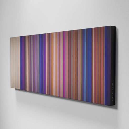 Side view of Buff's of Bruno-Mars-Finesse Frome on the wall