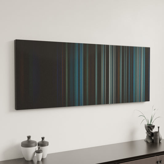 Minimal interior design with Calvin-Harris-Blame Frome on the wall