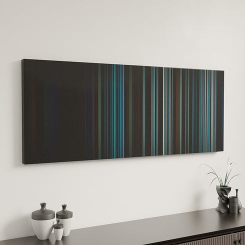 Minimal interior design with Calvin-Harris-Blame Frome on the wall