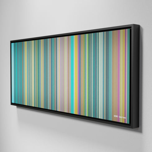 Side view of Framed Buff's of 6IX9INE-Gooba Frome on the wall