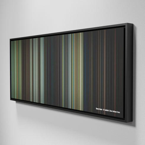 Side view of Framed Buff's of Romeo-Santos-Yo-Tambien Frome on the wall