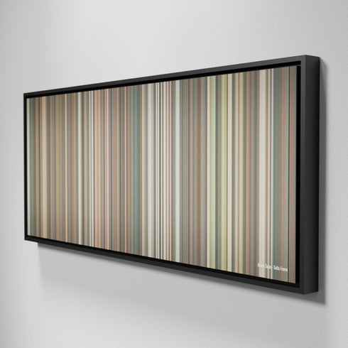 Side view of Framed Buff's of Alvaro-Soler-Sofia Frome on the wall