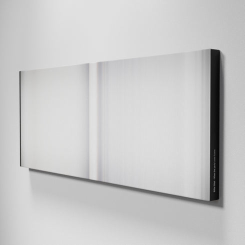 Side view of Buff's of Billie-Eilish-When-the-partys-over Frome on the wall