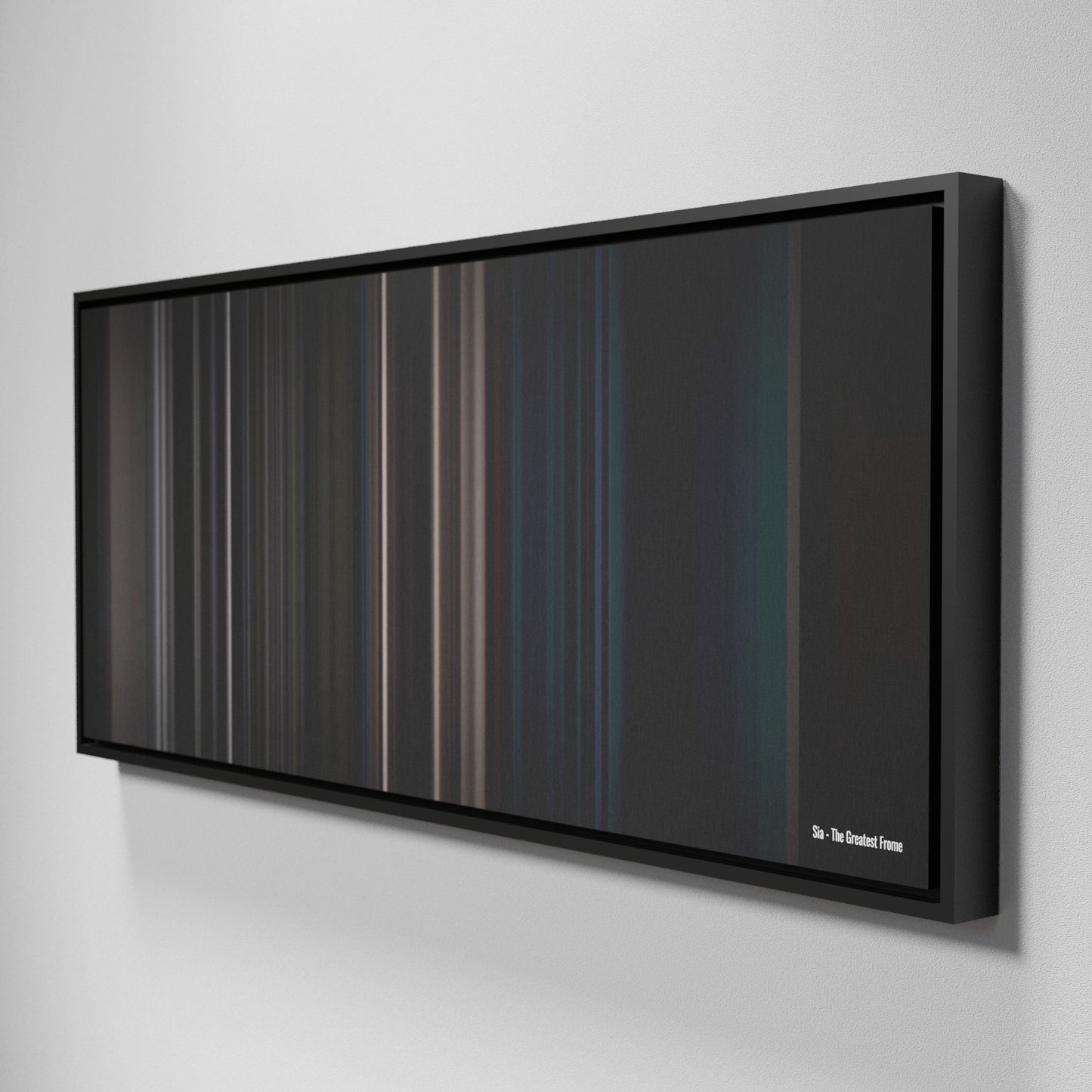 Side view of Framed Buff's of Sia-The-Greatest Frome on the wall