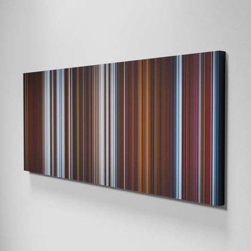 Side view of Basic of Arcangel-x-Sech-Sigues-Con-El Frome on the wall