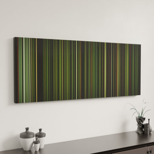 Minimal interior design with Ricardo-Arjona-Historia-De-Taxi Frome on the wall