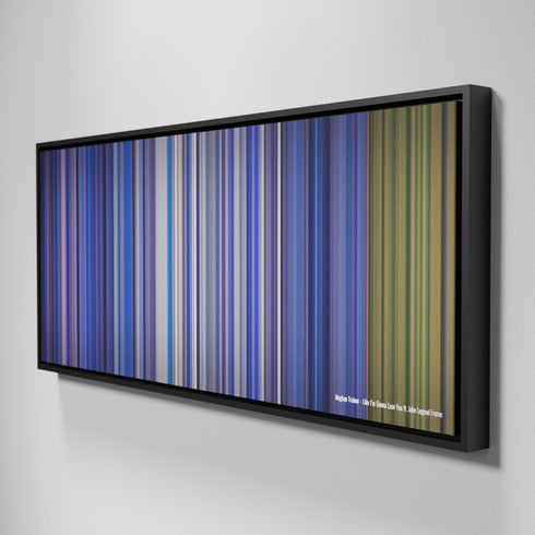 Side view of Framed Buff's of Meghan-Trainor-Like-Im-Gonna-Lose-You Frome on the wall