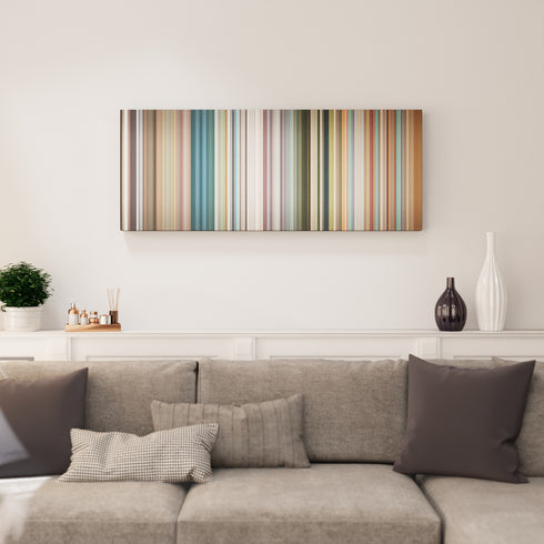 Living room interior with Jonas-Blue-Perfect-Strangers Frome on the wall