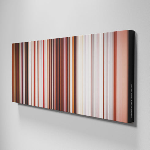 Side view of Buff's of Mariah-Carey-All-I-Want-For-Christmas-Is-You Frome on the wall