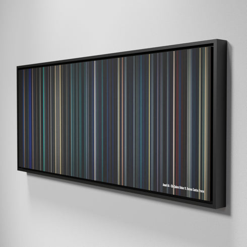 Side view of Framed Buff's of Anuel-AA-Ella-Quiere-Beber Frome on the wall