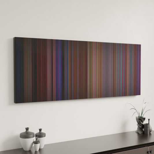 Minimal interior design with Ariana-Grande-Thank-you-next Frome on the wall